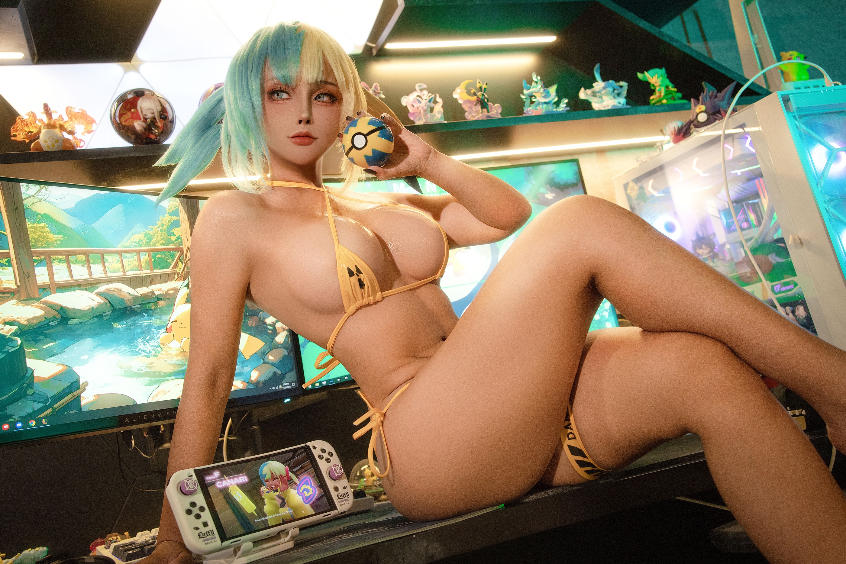 图片[1]-Sayo Momo – NO.135 Canari (Pokémon) [49P]-XikXak